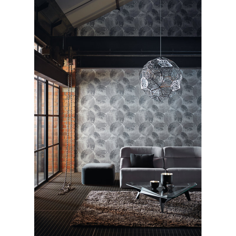 Ellipse Wallpaper, Slate/Graphite