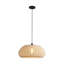 Cotton Thread Pendant Light, Natural Cotton Shade, Iron Frame, Adjustable Height, E27 Socket, 48 Cm Diameter, For Soft Ambient Lighting (Bulb Not Included)