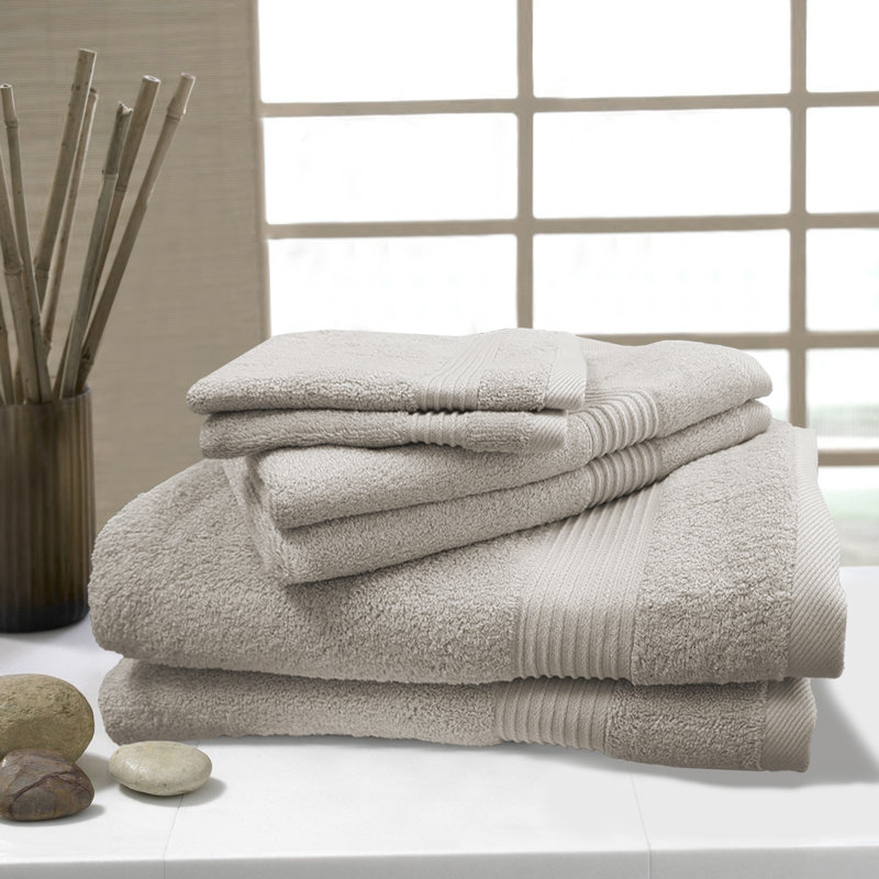 Gaudette 5-Piece Bath Towel Set, Pierre