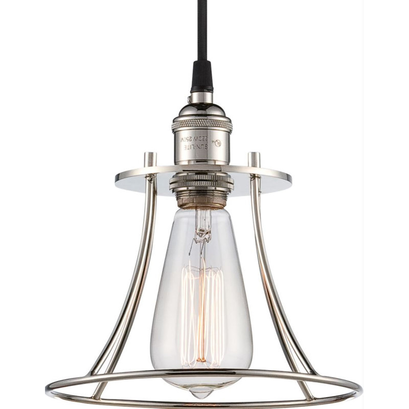 Lewandowski 1 - Light Single Pendant, Polished Nickel