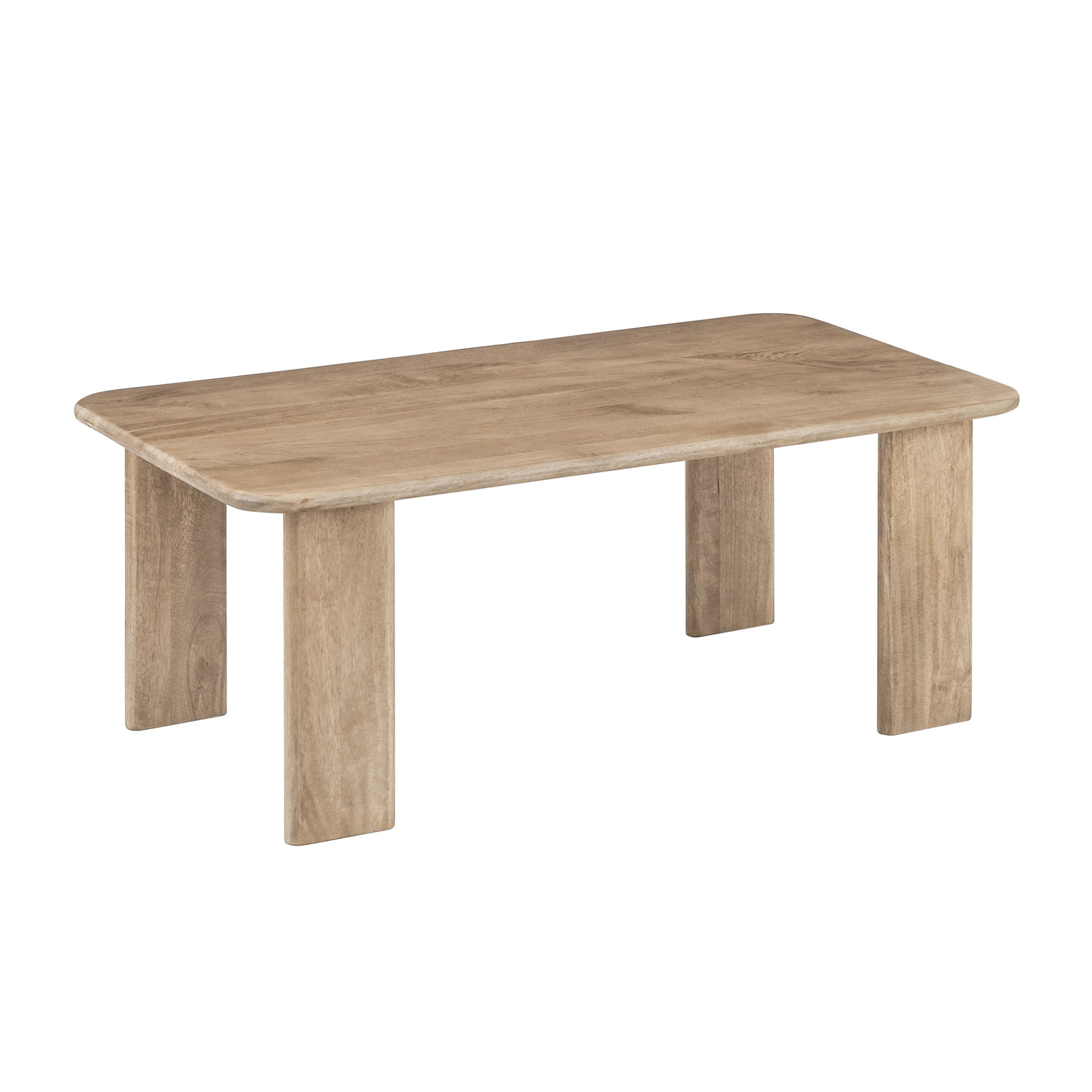 Hepza 48" Mango Coffee Table, Warm Sand