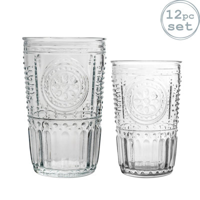 Romantic Glassware - 340ml, 475ml