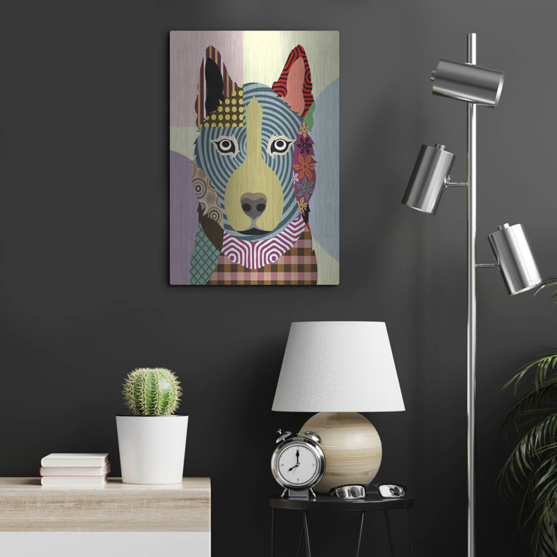" Siberian Husky " by Lanre Adefioyue, 24" H x 16" W
