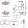 Single-Hole Single-handle Bathroom Faucet with Drain Assembly