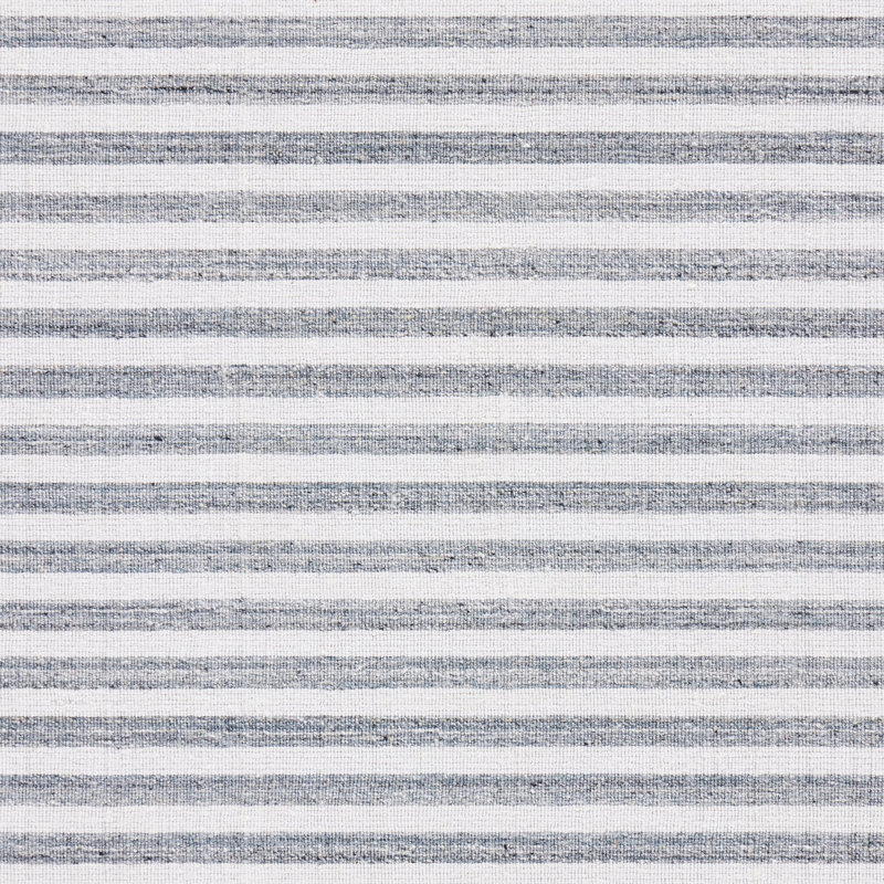 Selena Outdoor Striped Area Rug in Blue/Gray, Rectangle 8' x 10'