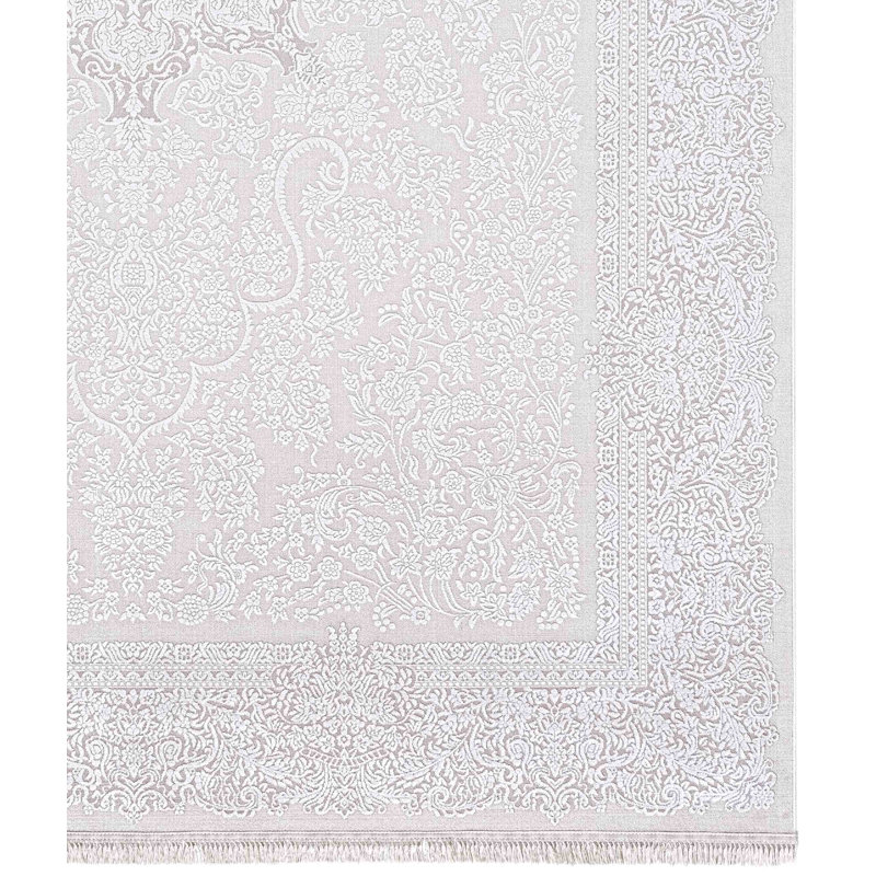 Tencel Oriental Indoor Rug, Rectangle 6'7" x 9'7"