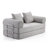 Modular Sectional Sofa Bed With Customizable Layout-535832277