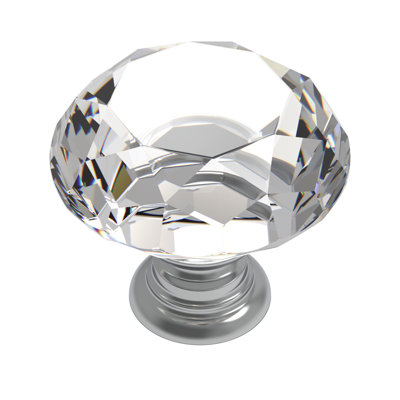 Bouton rond traditionnel Heritage Designs - Bouton d'armoire de 1-1 / 4 po de diamètre - Quincaillerie glamour pour tiroirs et armoires