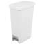 Stérite 11 gallons Poubelle mince mains libres portable, blanc (paquet de 12)