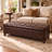 Loggins Faux Leather Upholstered Bench with Flip Top-931415547