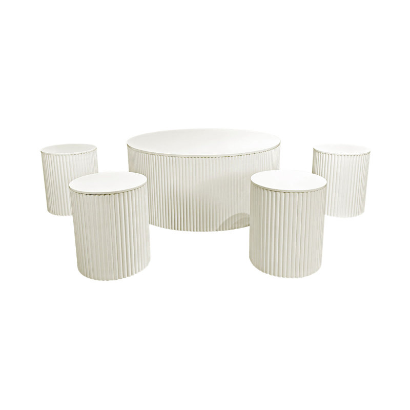 Ensemble de tables basses, Beige