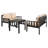 Proust Acacia 4 - Person Patio Conversation Set with Cushions-1598180542