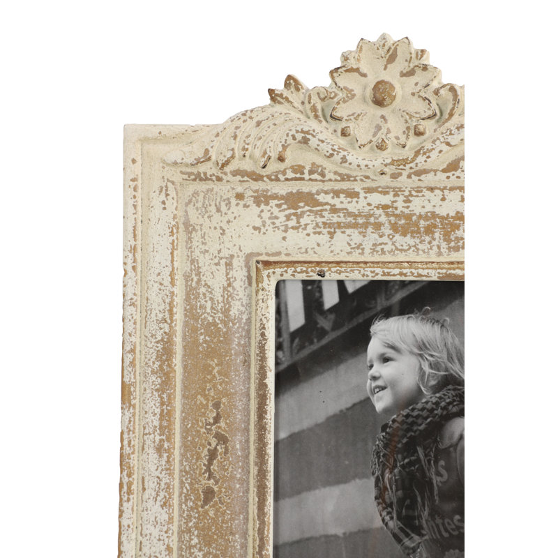 Phaneuf White Embossed Picture Frame