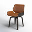 Faux Leather Swivel Side Chair-234227310-234228982