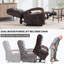 Fauteuil inclinable Power Leatheraire Lift-1642514496