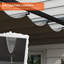 Outsunny 4 x 3m Metal Outdoor Pergola with Retractable Roof-1994863203-1994863230