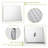 Dual Shower Head - 10 Inch Ceiling Mount Square Shower System With Rough-In Valve-122404577