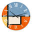 Minimal Compostions géométriques de formes élémentaires XXIX - Horloge murale moderne-59912920