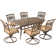 Carleton Rectangular 6 - Person 72'' Long Dining Set with Cushion