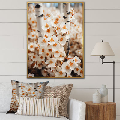 «White Flowers Tree In Aspen Colorado», reproduction sur toile