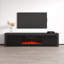 Meuble télé moderne avec foyer électrique 70,9 po Attalla-313394187