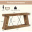 Table d'appoint à deux niveaux, table d'entrée unique, console fonctionnelle