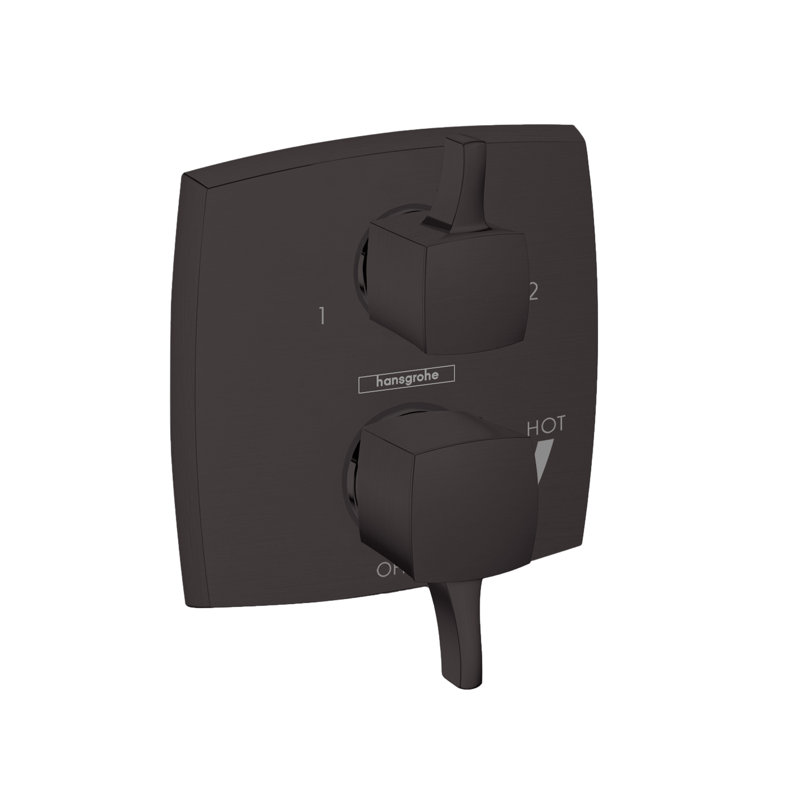 Ecostat Classic Pressure Shower Faucet Trim, Matte Black