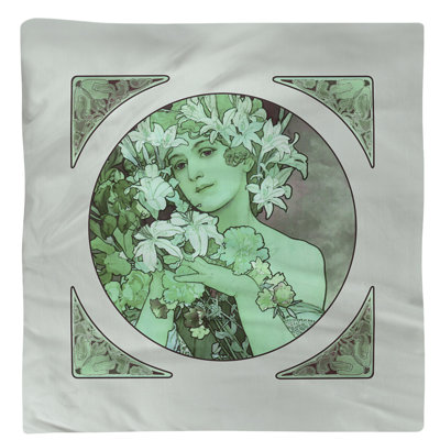 Cotton Floral Square Napkin