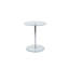 Glass Top Pedestal End Table-15275725
