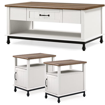 Ensemble de tables basses 3 pièces Annique