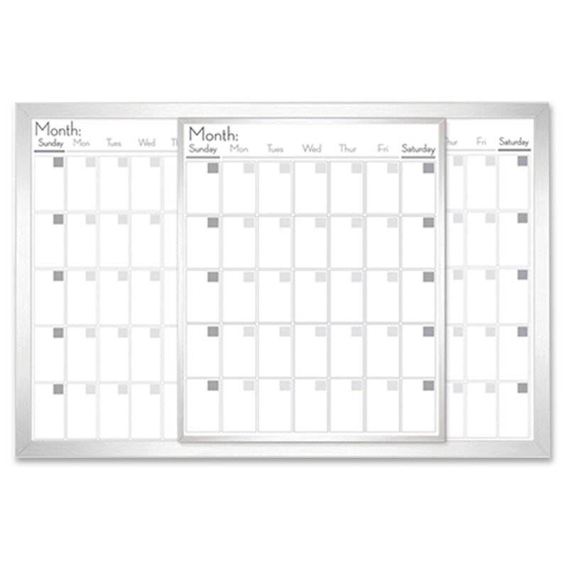 Tableau de calendrier mural magnétique