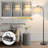 Arc Floor Lamp, Dimmable Floor Lamp For Living Room, Modern Standing Lamp With Adjustable Drum Shade, Tall Pole Lamp For Bedroom Study Room Office, 9W 3000K LED Bulb Included-2033112617