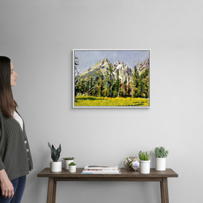 Art mural sur toile Norman Rockwell The Grand Tetons