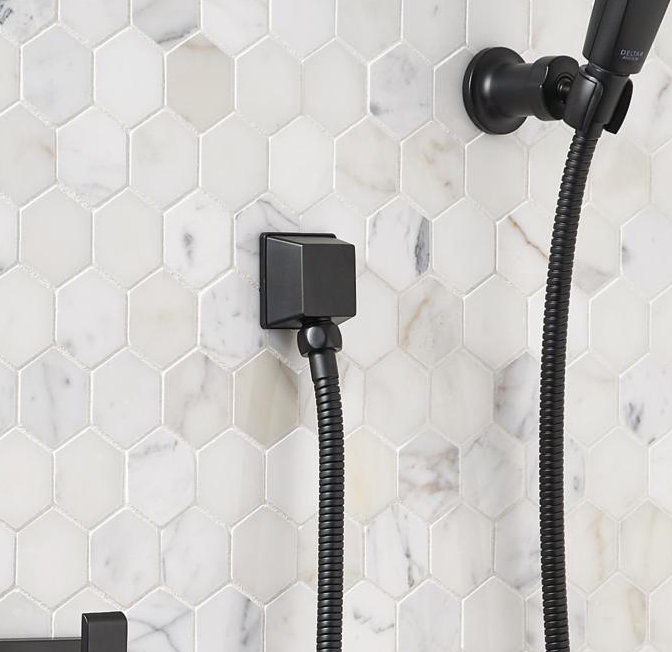 Robinet de douche Universal Showering Components, Noir mat