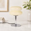 Lampe de table champignon moderne à double épaisseur