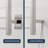 10 Bars Straight Electric Towel Warmer Wall Mounted 3 Working Modes-111606695