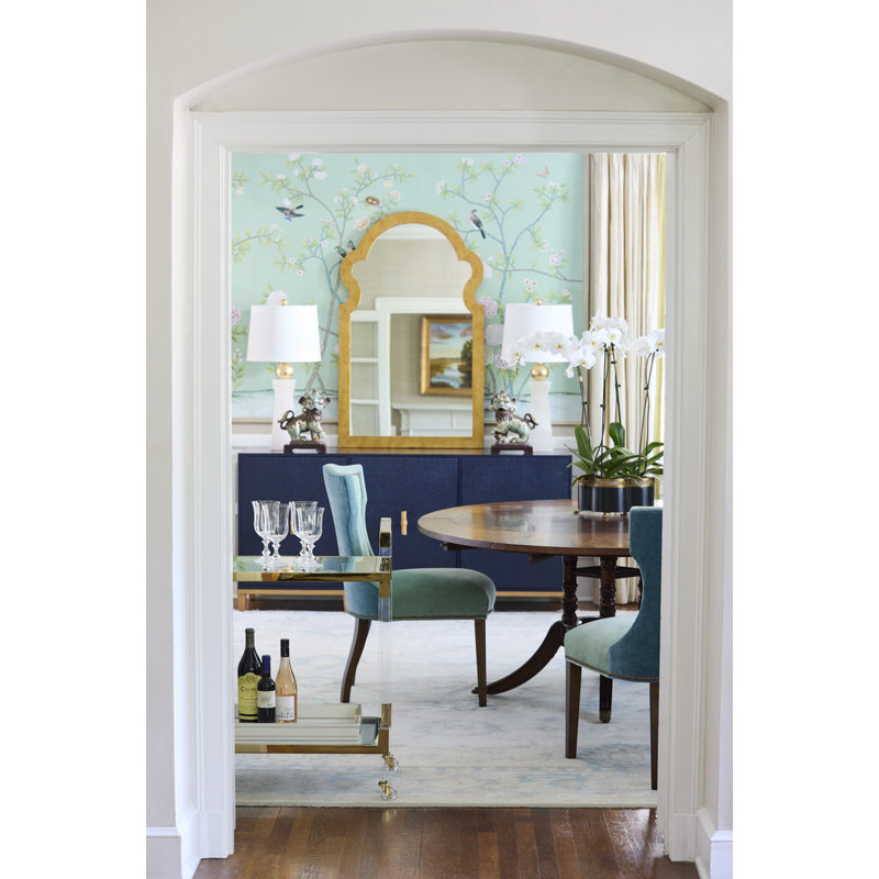 Jagger Metal Wall Mirror, Antique Gold
