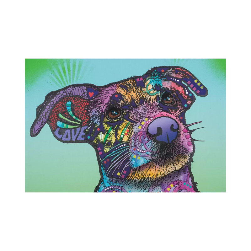 Beaker, Jack Russell Terrier by Dean Russo - Wrapped Canvas Print, 101.6 cm H x 66.04 cm W x 3.175 cm D