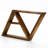 8 Piece Triangle Solid Wood Floating Shelf