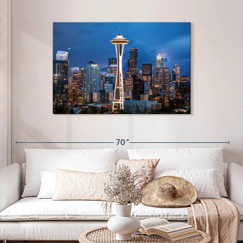 Kavia Space Needle Seattle, 30" H x 45" W