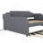Upholstery Daybed with Trundle and USB Charging