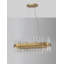 10 - Light Gold Crystal Pendant