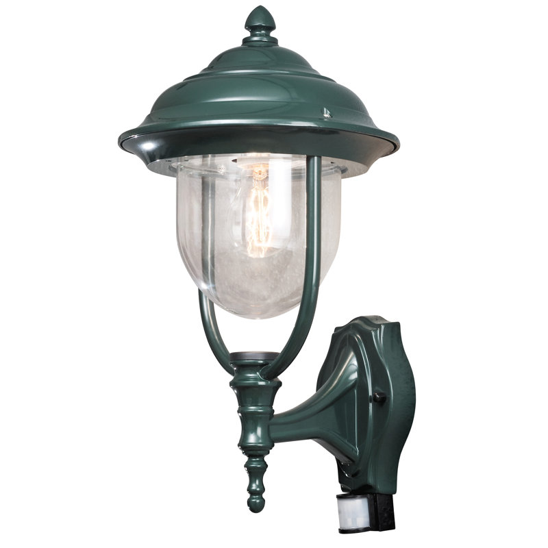 Parma Outdoor Wall Lantern, Green
