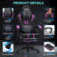 Fauteuil de jeu ergonomique avec haut-parleurs de massage Hoffree-1376994911