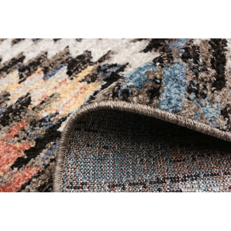 Abdul-Rahim Chevron Indoor Rug, Runner 2'7" x  8'4"