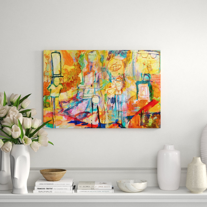 Hello Everyone Print by Dylan Grey, 24" H x 36" W, Image Brush Gel