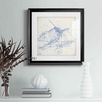 " Airplane Mechanical Sketch I "