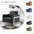 Lincoln Modern Leather Accent Chair with Stainless Steel Base – Contemporary Boxy Armchair, Single Seater Side Chair for Living Room, Bedroom, Office & Lounge-797541884-724137686