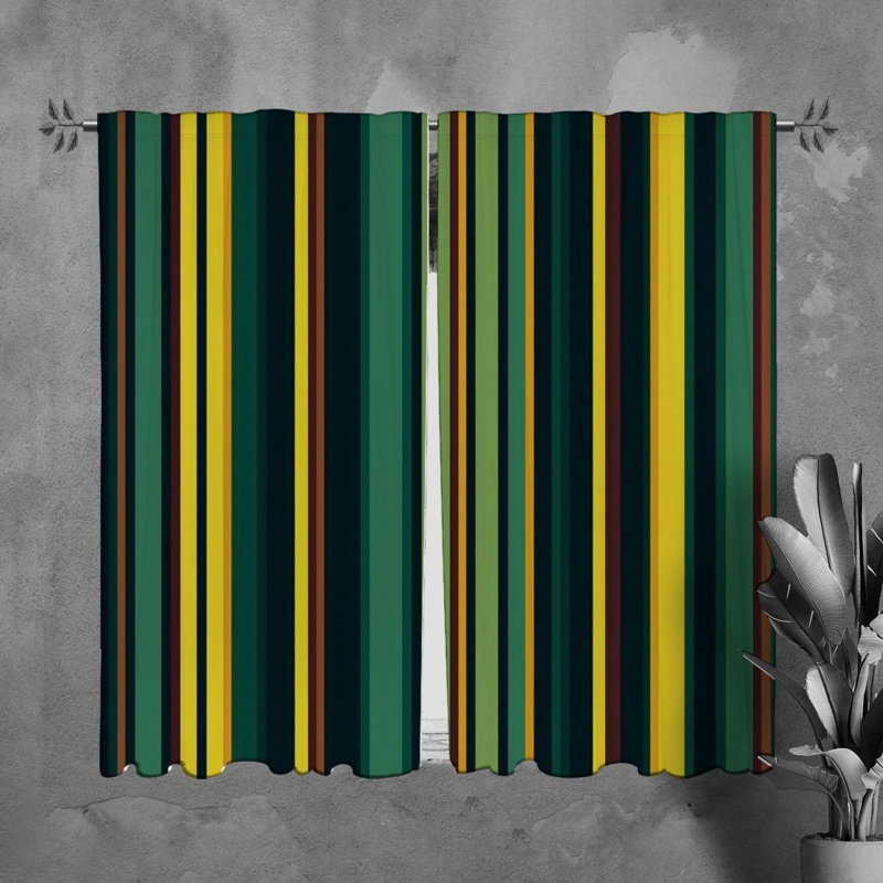 Paire de rideaux obscurcissant en polyester Swarit, L 20 po x L 61 po