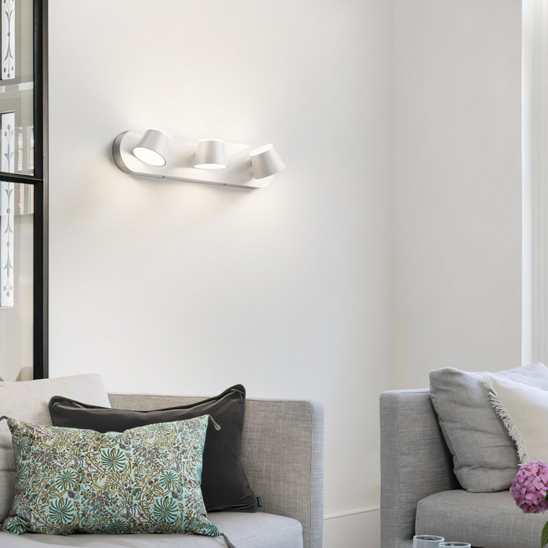 Boze Dimmable LED Vanity Light, White, 3
